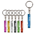 Camping Buddy Aluminum Whistle Keychain